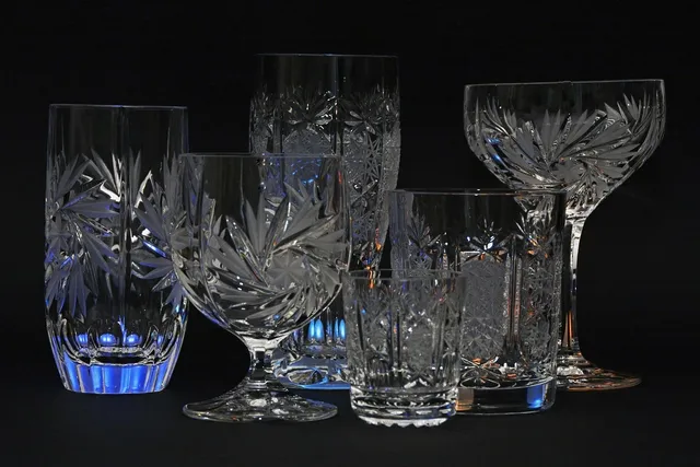 Naszyjnik Austrian Crystal  (Sea Blue)